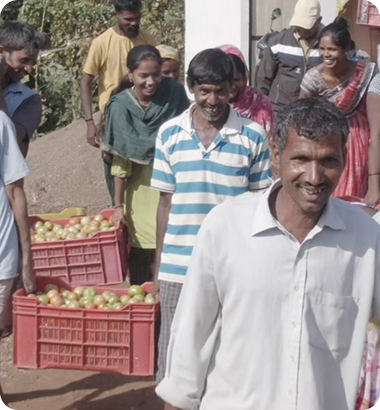 Swades Foundation community members working together